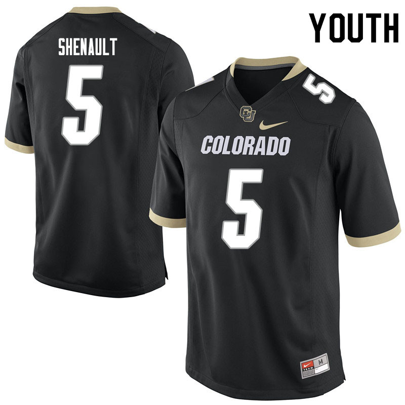 Youth #5 La'Vontae Shenault Colorado Buffaloes College Football Jerseys Sale-Black